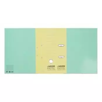 Папка-регистратор А4, 75 мм, deVENTE Pastel, разборный, металлическая окантовка, матовая ламинация, цвет пастельный бирюзовый