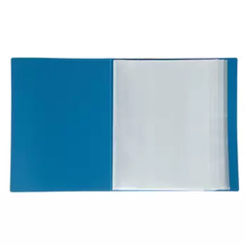 Папка с 100 вкладышами А4, корешок 40 мм, 700 мкм, Calligrata, текстура «песок», синяя