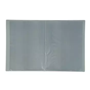 Папка с 20 вкладышами А4, 500 мкм, Calligrata, текстура «песок», серая