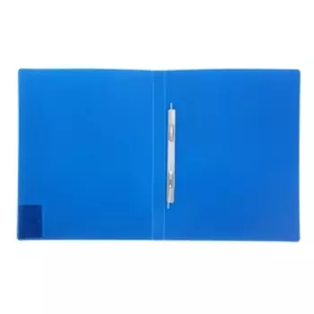 Папка с пружинным скоросшивателем А4, 450 мкм, корешок 15 мм, до 100 листов, МИКС