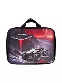 Папка с ручками текстильная А4, 35027080 мм, Stavia «Космос»