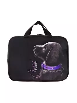 Папка с ручками текстильная А4, 35027080 мм, Stavia «Собачка»