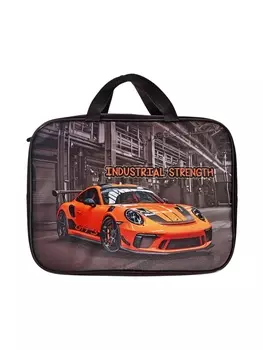 Папка с ручками текстильная А4, 35027080 мм, Stavia «Оранжевая машина»