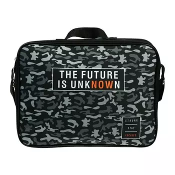 Папка с ручками, текстильная, А4, 350 х 265 х 60 мм, «Оникс», ПМД 5-20, с плечевым ременем, «Камуфляж серый»