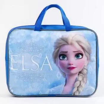 Папка с ручками текстильная А4, 352710 см, «Холодное сердце»