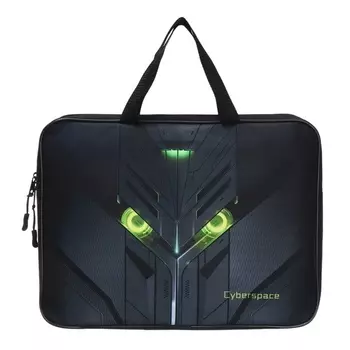 Папка с ручками текстильная А4, 370 х 280 х 60 мм, Stavia "Кибер"