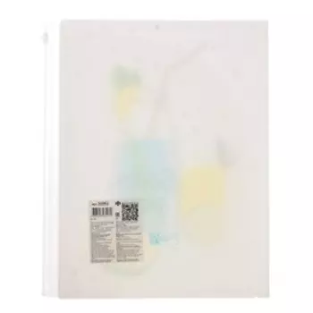 Папка-уголок 4 отденения А4 отд Феникс отд на ZIP молнии, Лимонад тис.ф бел 50963