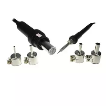 Паяльная станция LUKEY 902, компрессорная, аналоговая, 650 Вт, 100-480 °С, фен/паяльник