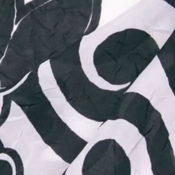 Парео женское, цвет чёрно-белый, размер110х150