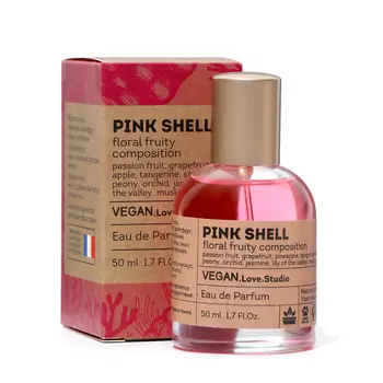 Парфюмерная вода женская Vegan Love Studio Pink Shell, 50 мл (по мотивам Bombshell by victorias (V.Secret)