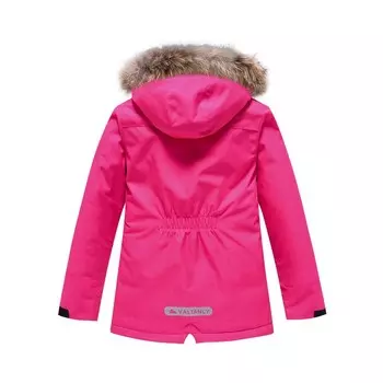 Парка для девочки, цвет розовый, рост 146 см