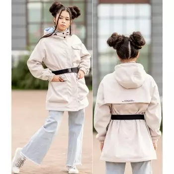 Парка-ветровка для девочки, рост 170 см