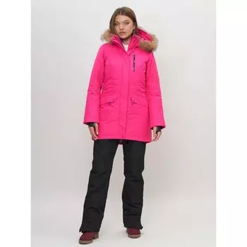 Парка женская, цвет розовый, размер 42