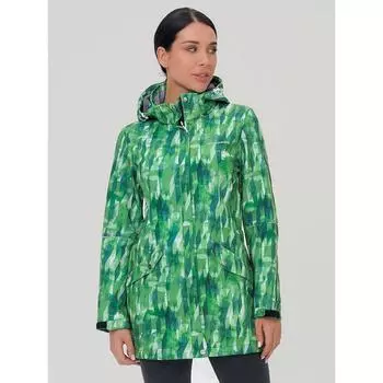 Парка женская, размер 42, цвет зелёный