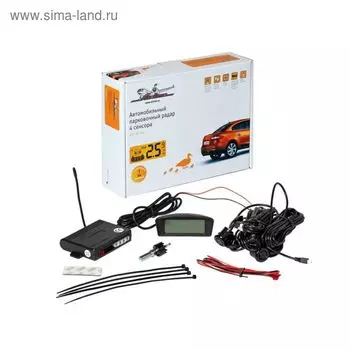 Парктроник, 4 датчика, беспроводной ЖК экран Airline APS-WL-04