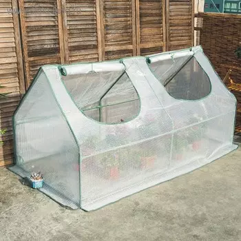 Парник, 181.5 92 93 см, каркас из трубы 16 мм с ПВХ покрытием, армированная плёнка, «Урожайная сотка»