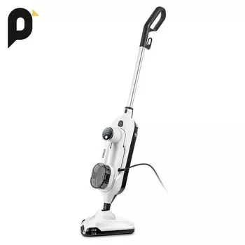 Паровая швабра КТ-1072, 1300 Вт, 300 мл, шнур 4.9 м, бело-чёрная