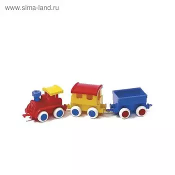 Паровоз с вагончиками, в подарочной упаковке