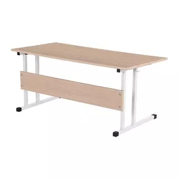 Парта для школьника Polini kids City D2 «Ученик», 2 группа, 1200550520 мм, цвет белый/дуб пастельный