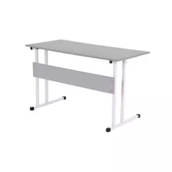 Парта Polini kids City D2 «Ученик», 5 группа, цвет белый-серый