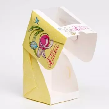 Пасхальная коробочка с окном "Светлой Пасхи", 12,5 х 9,5 х 9,5 см