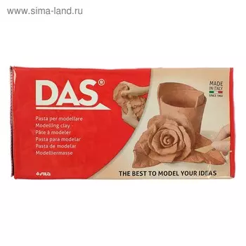 Масса для лепки самоотвердевающая, 1000 г, терракота