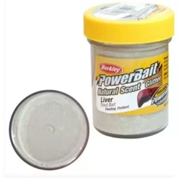 Паста форелевая "Berkley" NATURAL SCENT TROUT BAIT 50gr LIVER - WHITE (белый)