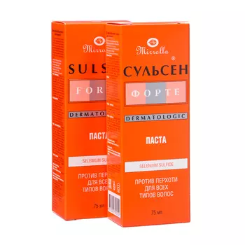 Паста Mirrolla "Сульсен Форте" 2%, 2 шт по 75 мл