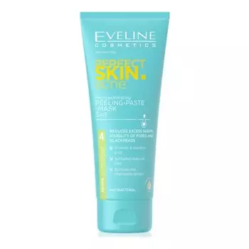 Паста-пилинг Eveline Perfect Skin Acne, с микроотшелушевающим эффектом, 75 мл