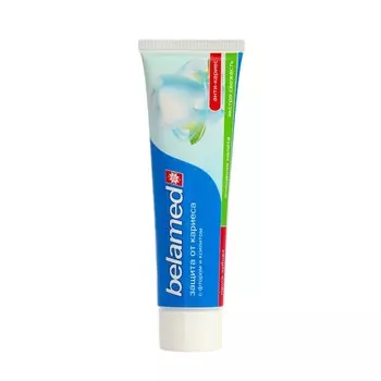 Паста зубная BELAMED Защита от кариеса с фтором и ксилитом, 135г