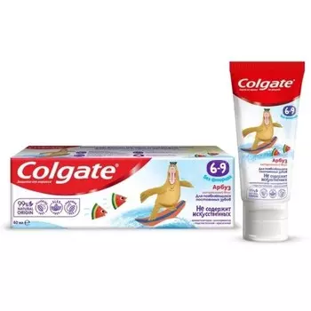 Паста зубная детская Colgate 6-9 лет, со вкусом арбуза, 60 мл