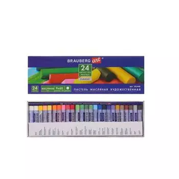 Пастель масляная 24 цветов, Brauberg Art Classic