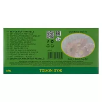 Пастель сухая художественная Koh-I-Noor TOISON D`OR, 8512/12, 12 цветов