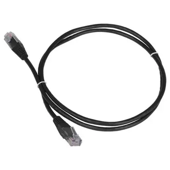 Патч-корд Lanmaster TWT-45-45-2.0-BK UTP RJ-45 вил.-вилка RJ-45 кат.5E 2м черный ПВХ (уп.:1 107753