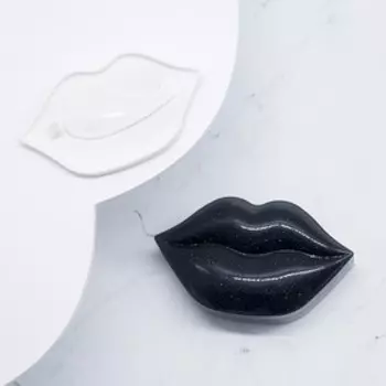 Патчи гидрогелевые для губ Kocostar «Черешня», цвет чёрный, 20 шт.