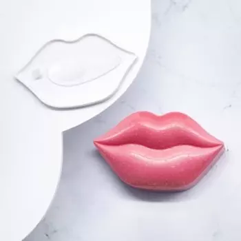 Патчи гидрогелевые для губ Kocostar «Персик», розовые, цвет розовый, 20 шт.