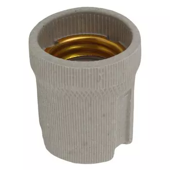 Патрон Эра Е27 подвесной, керамика, белый