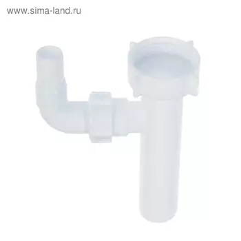 Патрубок слива "АНИ Пласт", 1 1/2", с отводом для стиральной машины