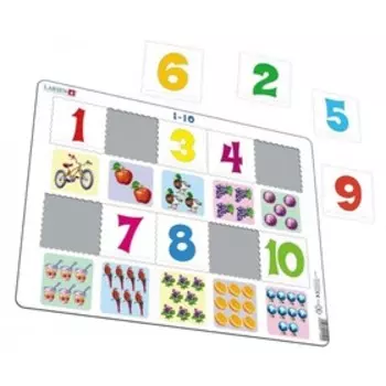 Пазл «1-10», 10 деталей (AR3), Микс