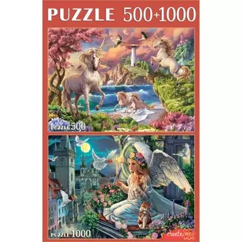 Пазл 2 в 1 «Красивый мир волшебства», 500 + 1000 элементов