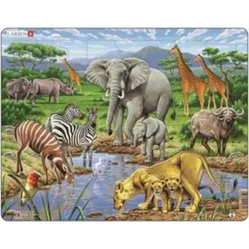 Пазл «Африканская саванна», 65 деталей (FH9)