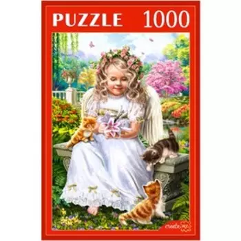 Пазл «Ангел с котёнком», 1000 элементов