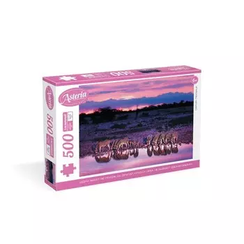 Пазл «Астерия. Водопой на закате», 500 элементов