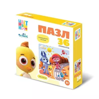 Пазл «Цветняшки. Самокат», 36 элементов