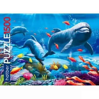 Пазл «Дельфины», 1500 элементов