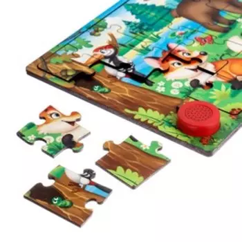 Пазл деревянный музыкальный «Лес»