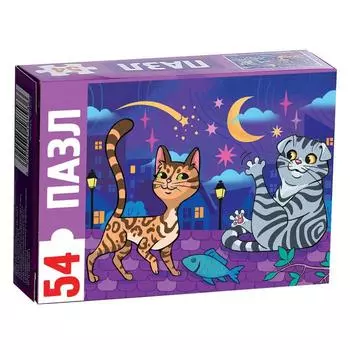 Пазл детский «Котики», 54 элемента