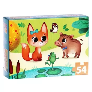 Пазл детский «В мире зверей №3», 54 элемента