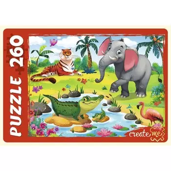 Пазл «Дикие звери №2», 260 элементов