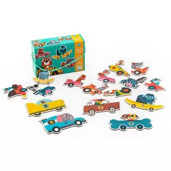 Пазл Djeco «Гоночные машины», 20 элементов